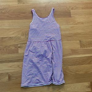 pink/purple and white dress from old navy